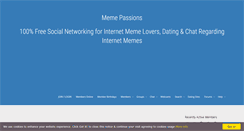 Desktop Screenshot of memepassions.com